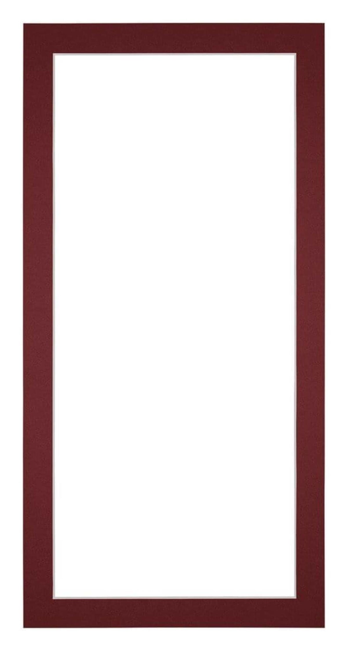 Passe Partout 40x80cm Carton Wine Red Edge 3cm Straight Front | Yourdecoration.com