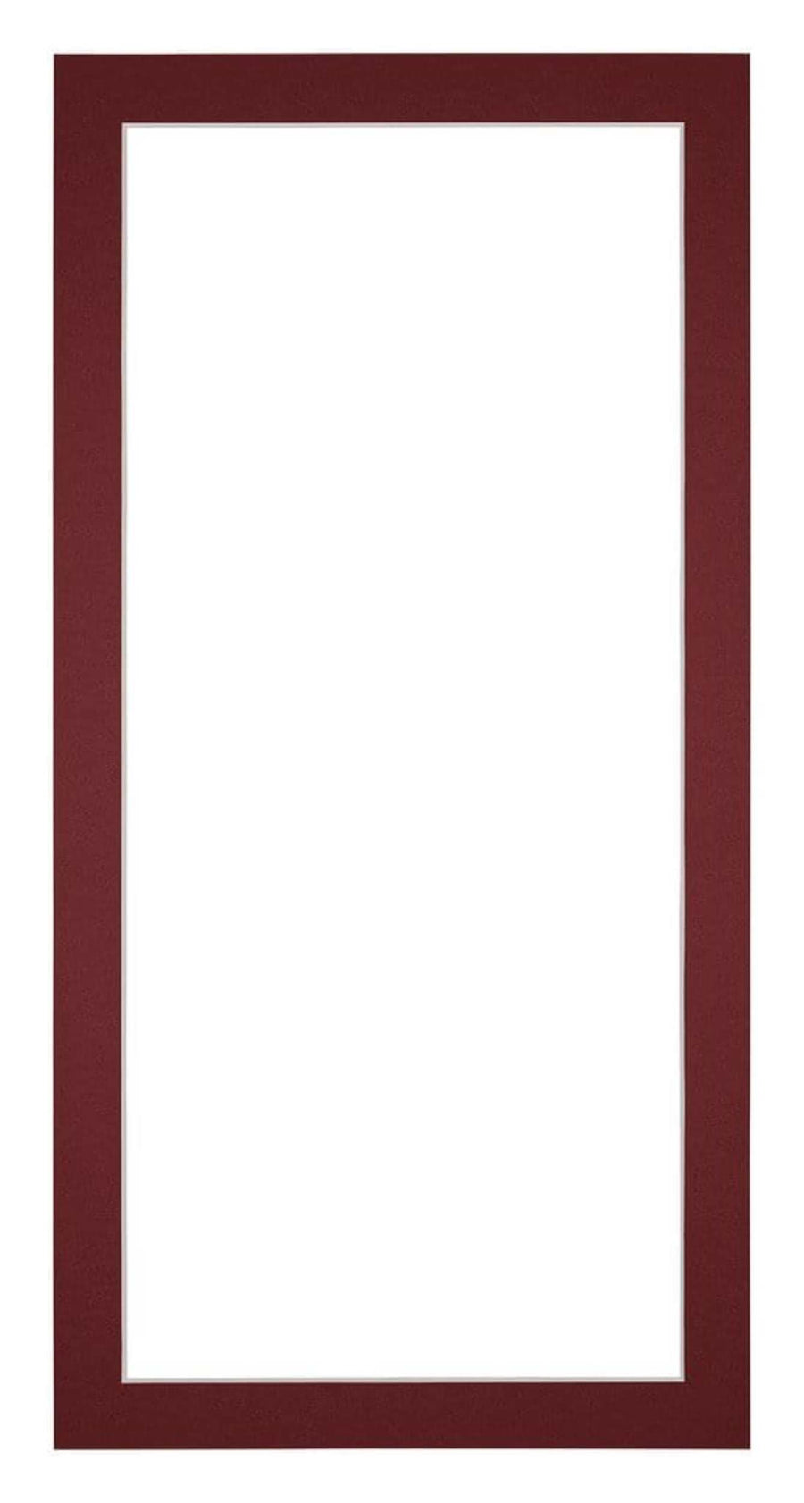 Passe Partout 40x80cm Carton Wine Red Edge 3cm Straight Front | Yourdecoration.com