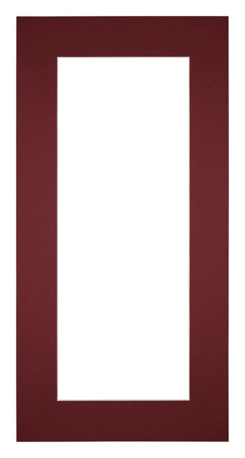 Passe Partout 40x80cm Carton Wine Red Edge 6cm Straight Front | Yourdecoration.com