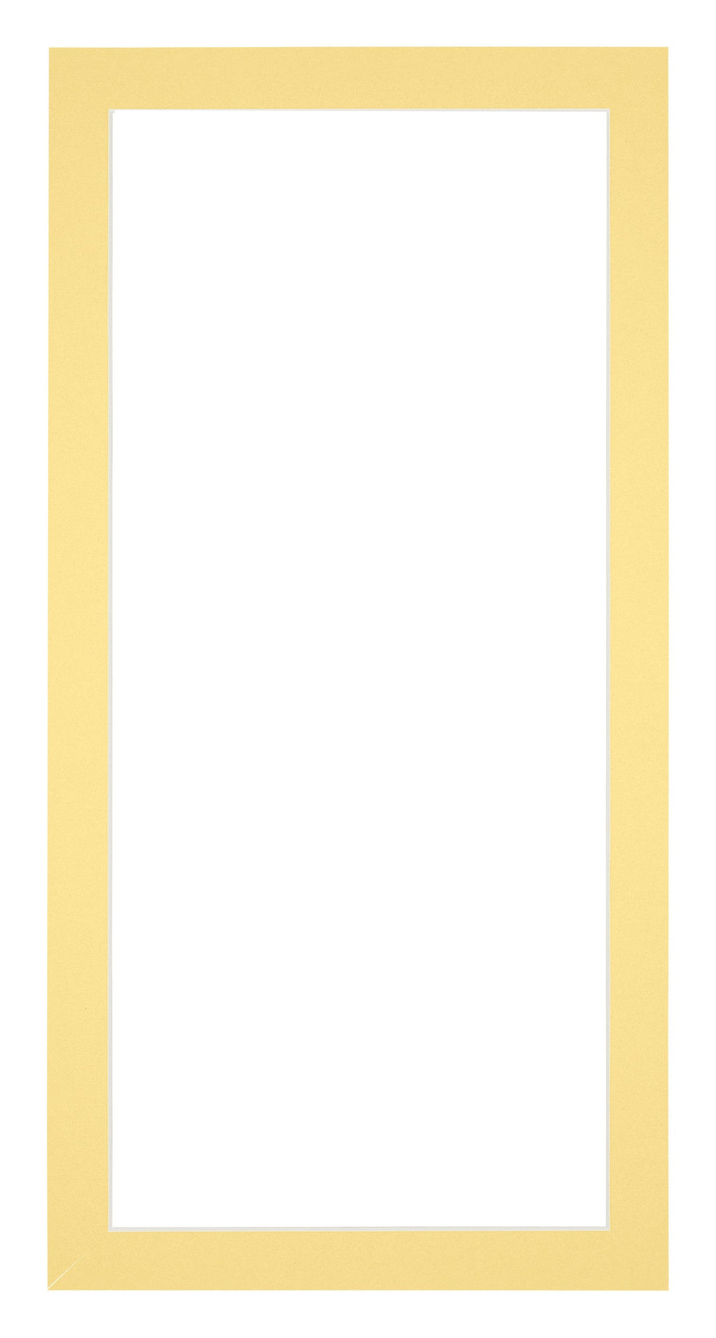 Passe Partout 40x80cm Carton Yellow Edge 3cm Straight Front | Yourdecoration.com