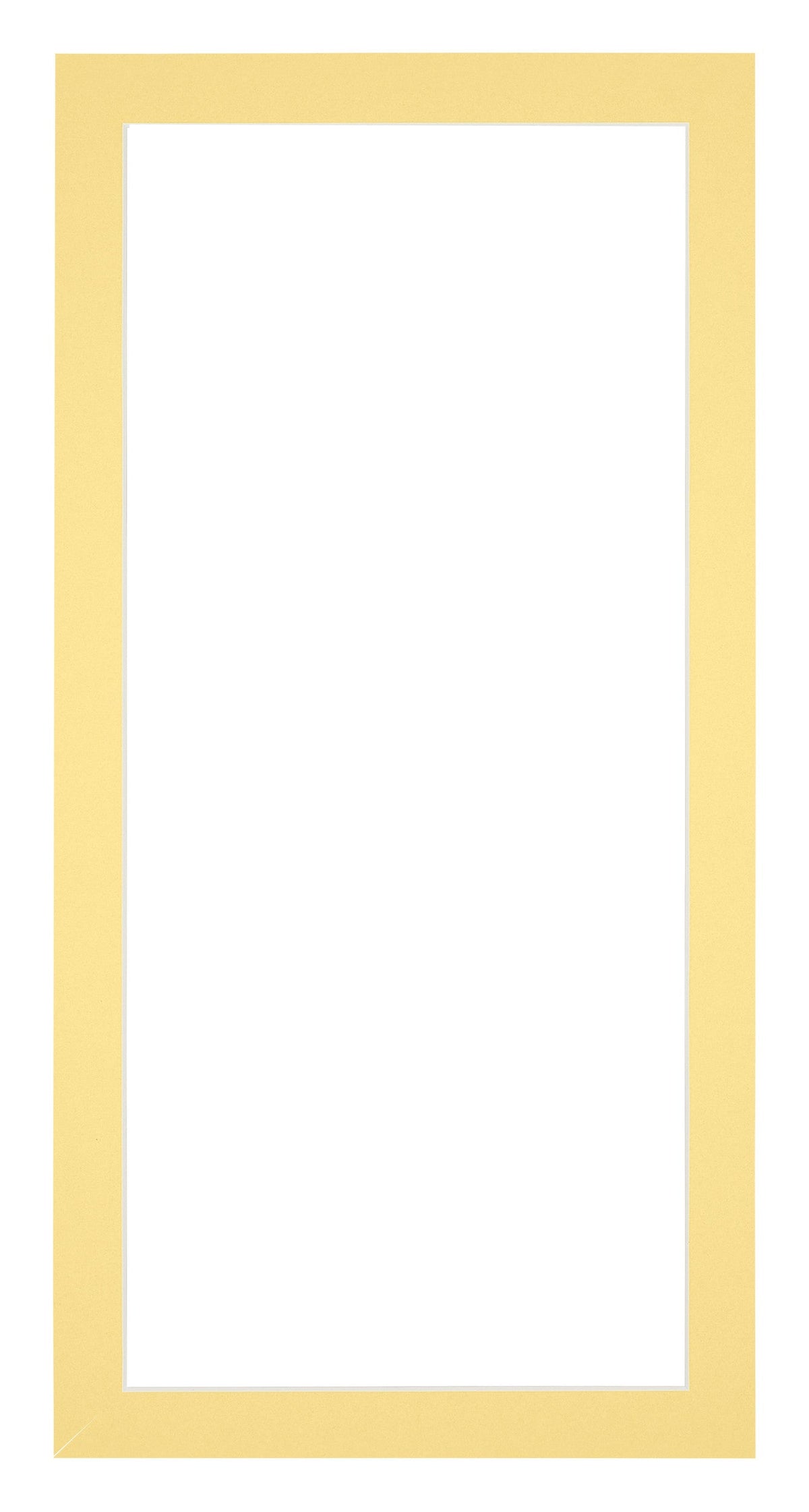 Passe Partout 40x80cm Carton Yellow Edge 3cm Straight Front | Yourdecoration.com
