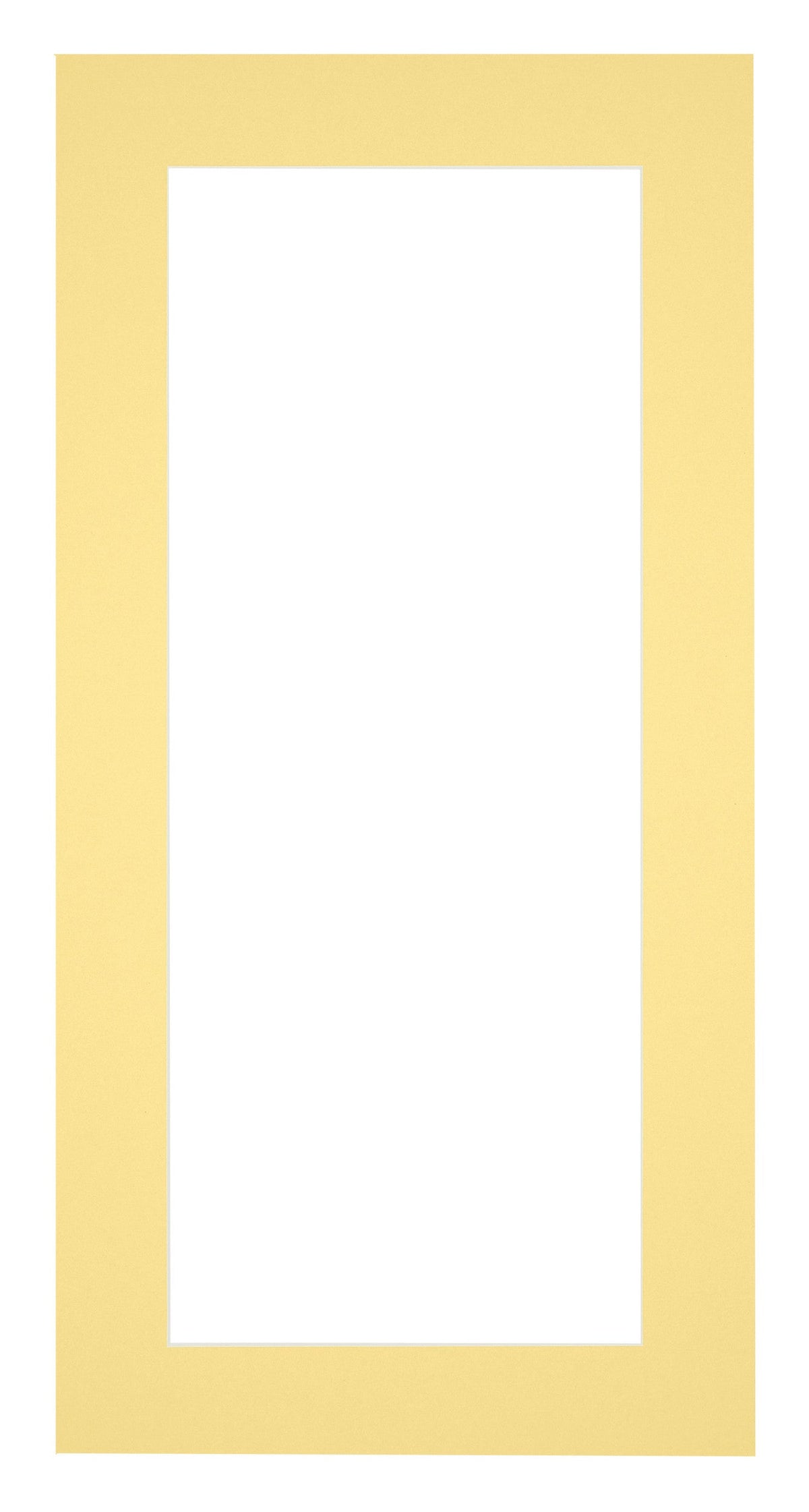 Passe Partout 40x80cm Carton Yellow Edge 5cm Straight Front | Yourdecoration.com