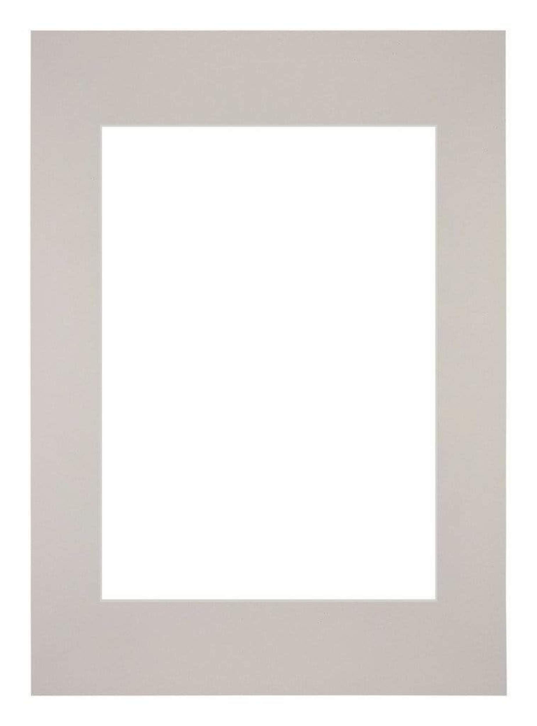 Passe Partout 42x 59-4cm A2/A3 Carton Gray Gray Edge Straight Front | Yourdecoration.com
