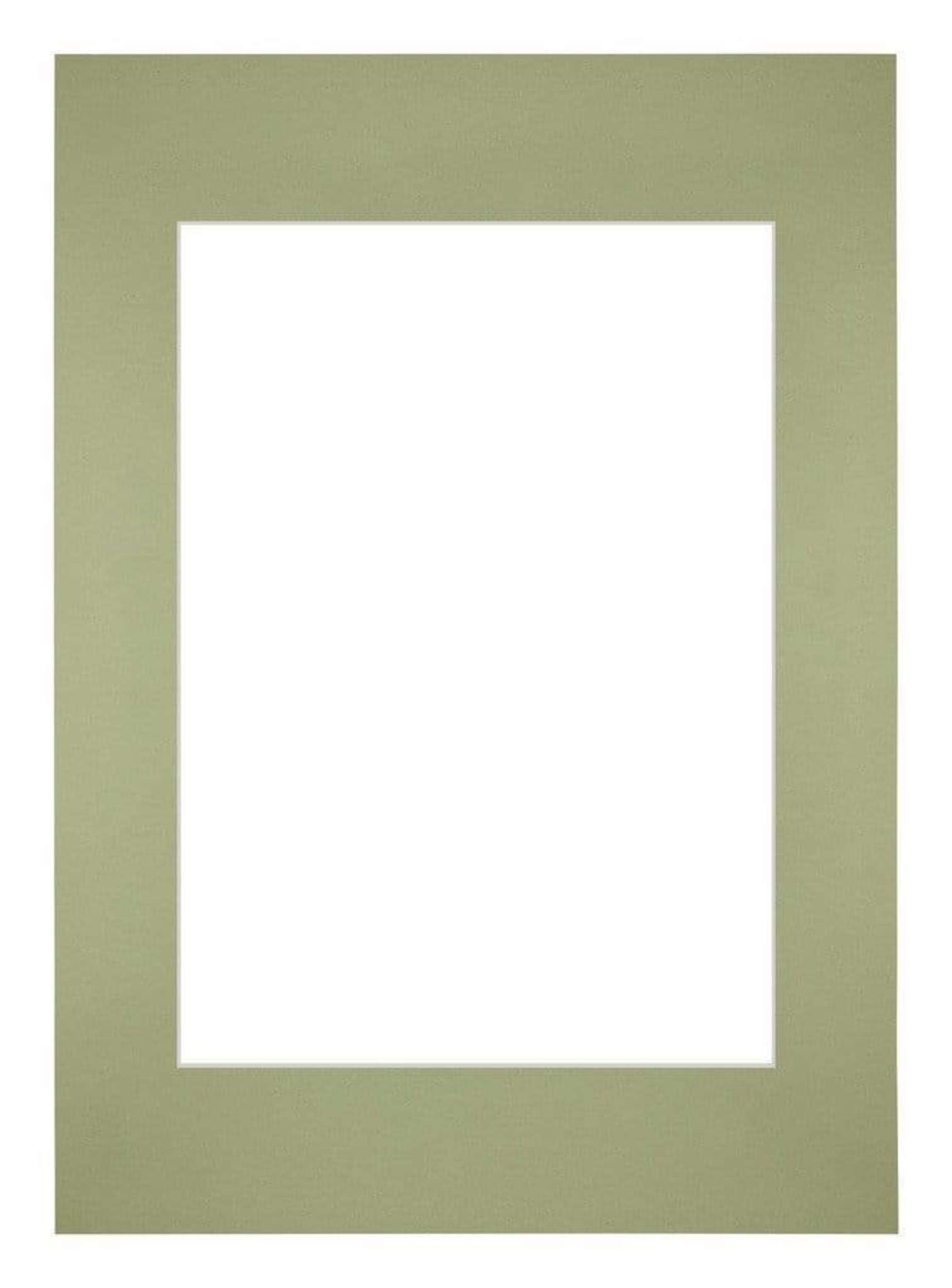 Passe Partout 42x 59-4cm A2/A3 Carton Mint Green Edge Straight Front | Yourdecoration.com