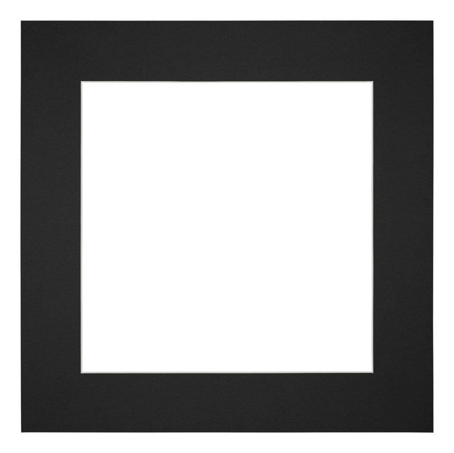 Passe Partout 45x45cm Carton Black Edge 6cm Straight Front | Yourdecoration.com