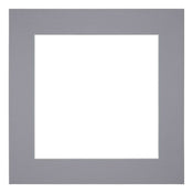 Passe Partout 45x45cm Carton Gray Edge 6cm Straight Front | Yourdecoration.com