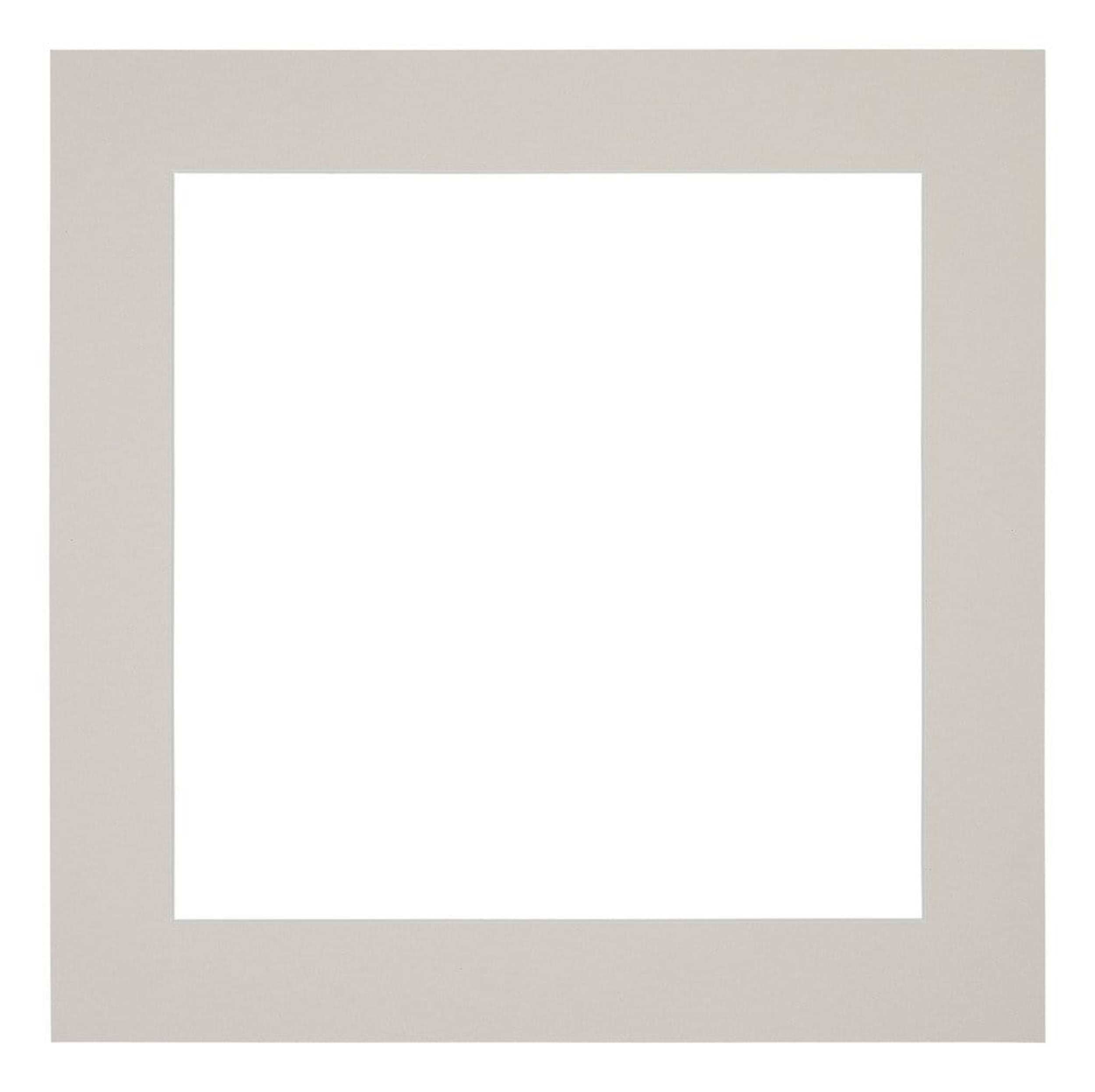 Passe Partout 45x45cm Carton Gray Gray Edge 5cm Straight Front | Yourdecoration.com