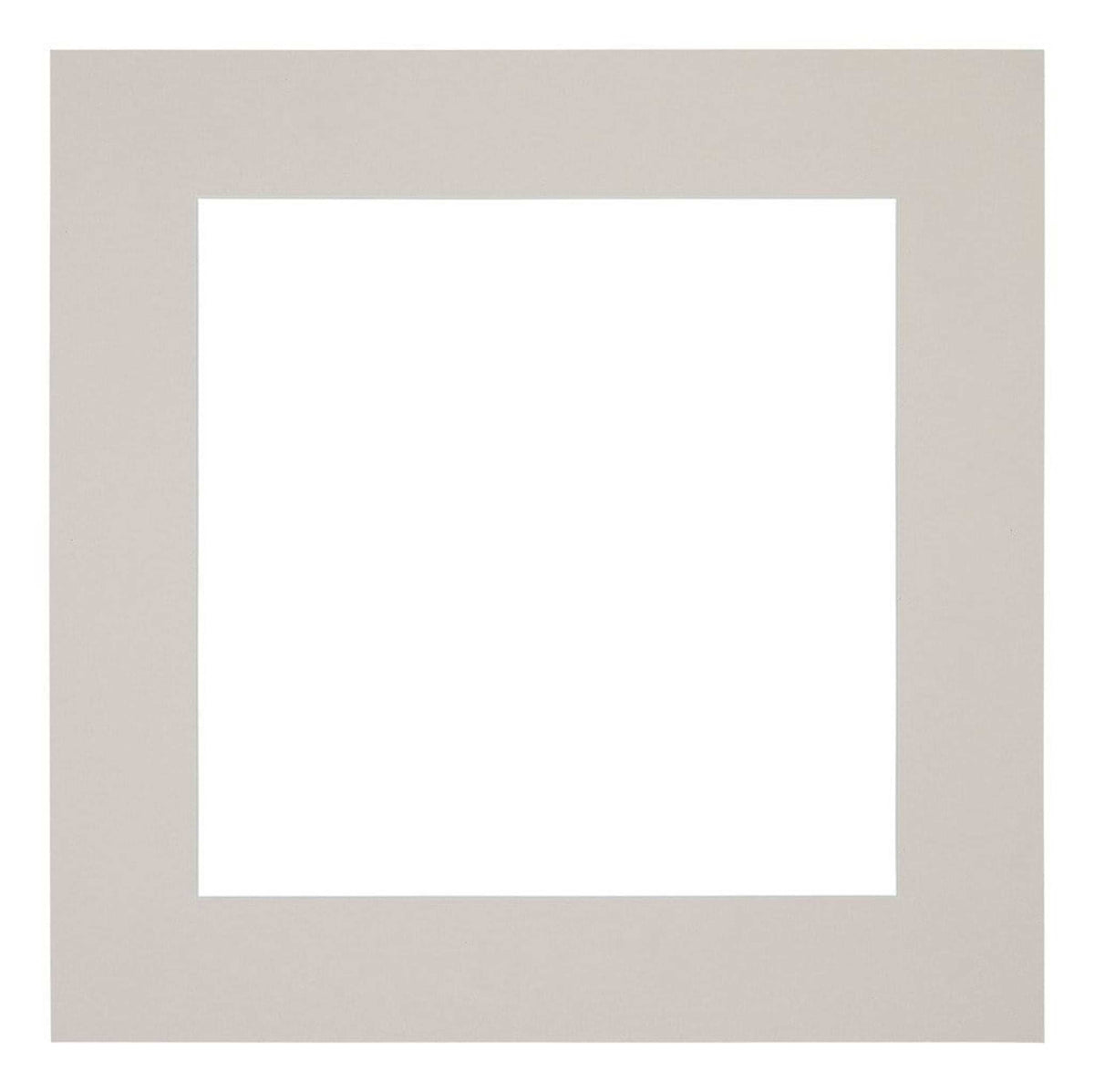 Passe Partout 45x45cm Carton Gray Gray Edge 6cm Straight Front | Yourdecoration.com