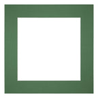 Passe Partout 45x45cm Carton Green Forest Edge 6cm Straight Front | Yourdecoration.com