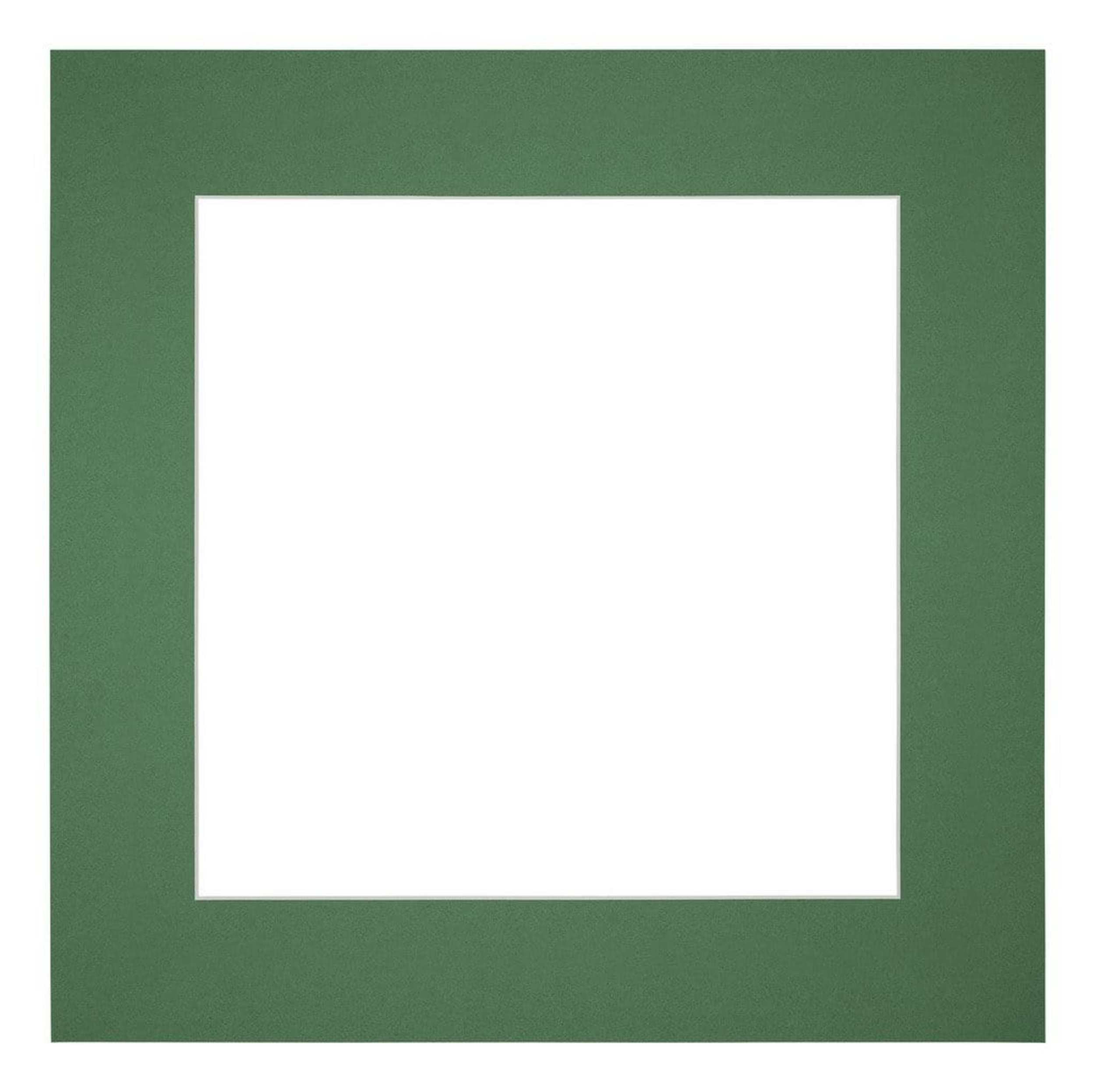 Passe Partout 45x45cm Carton Green Forest Edge 6cm Straight Front | Yourdecoration.com