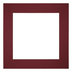 Passe Partout 45x45cm Carton Wine Red Edge 6cm Straight Front | Yourdecoration.com