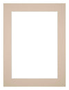 Passe Partout 45x60cm Carton Beige Edge 4cm Straight Front | Yourdecoration.com