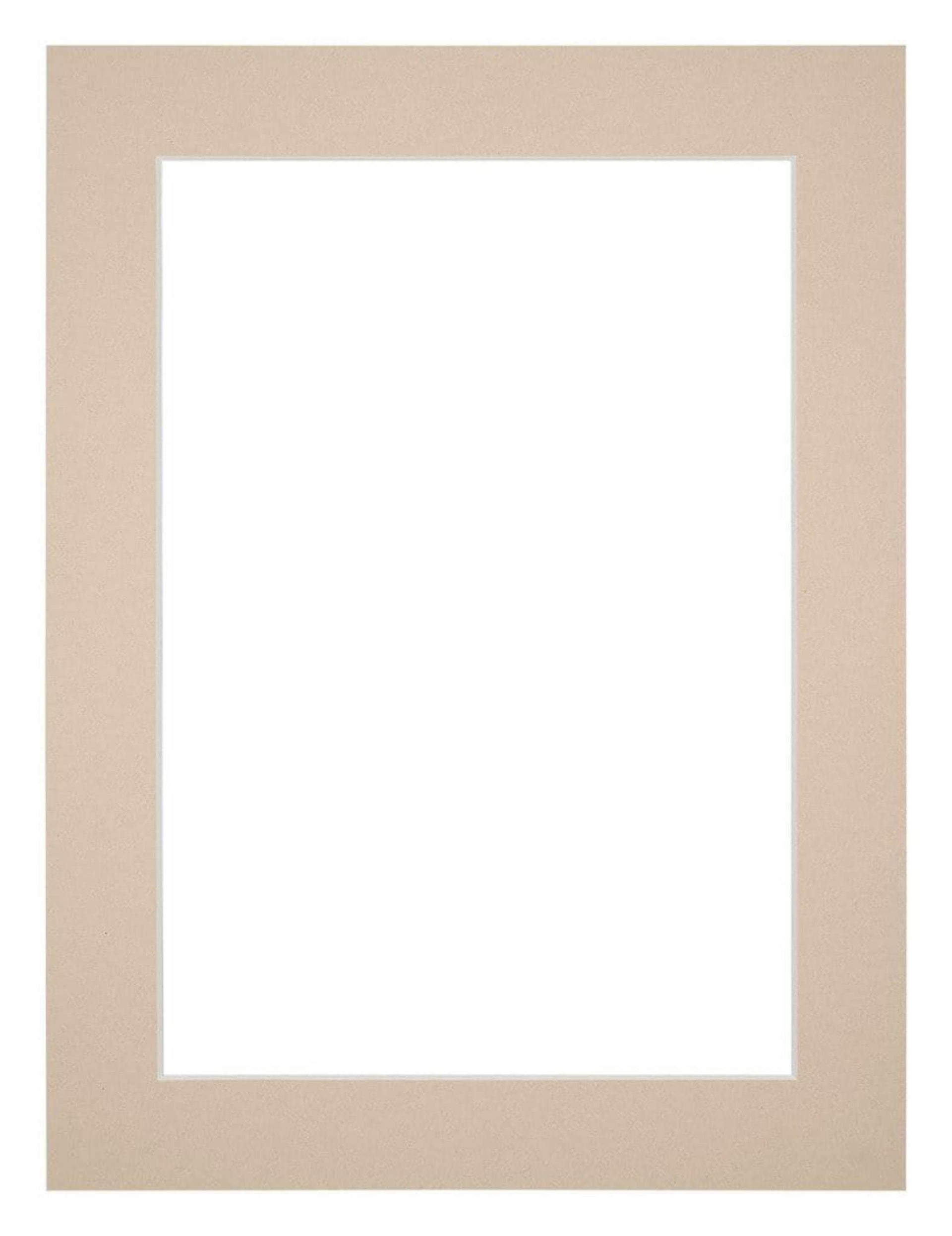 Passe Partout 45x60cm Carton Beige Edge 4cm Straight Front | Yourdecoration.com