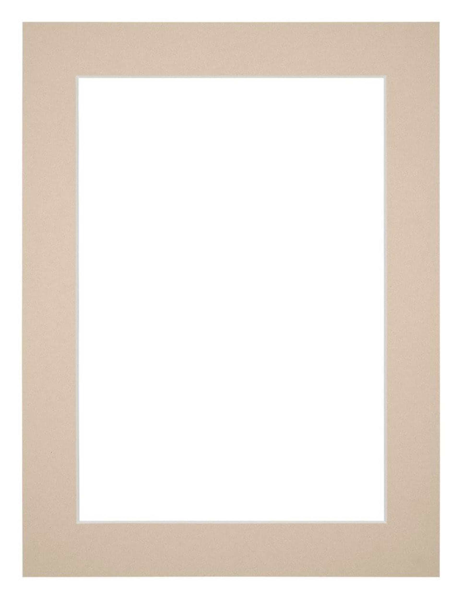 Passe Partout 45x60cm Carton Beige Edge 4cm Straight Front | Yourdecoration.com