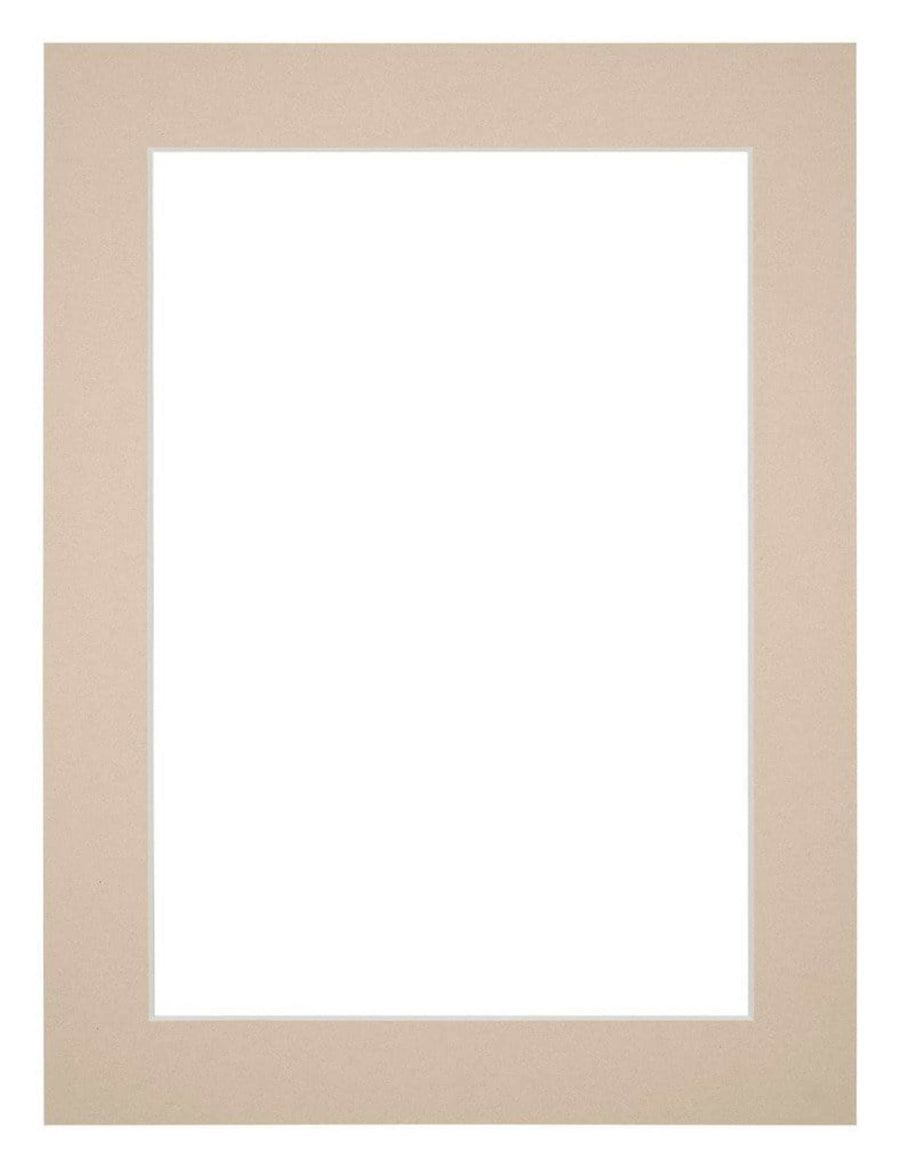 Passe Partout 45x60cm Carton Beige Edge 4cm Straight Front | Yourdecoration.com