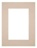 Passe Partout 45x60cm Carton Beige Edge 6cm Straight Front | Yourdecoration.com