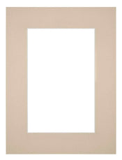 Passe Partout 45x60cm Carton Beige Edge 6cm Straight Front | Yourdecoration.com