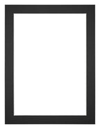 Passe Partout 45x60cm Carton Black Edge 3cm Straight Front | Yourdecoration.com