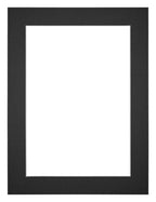 Passe Partout 45x60cm Carton Black Edge 4cm Straight Front | Yourdecoration.com