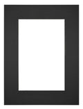 Passe Partout 45x60cm Carton Black Edge 6cm Straight Front | Yourdecoration.com