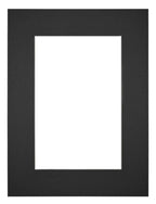 Passe Partout 45x60cm Carton Black Edge 6cm Straight Front | Yourdecoration.com