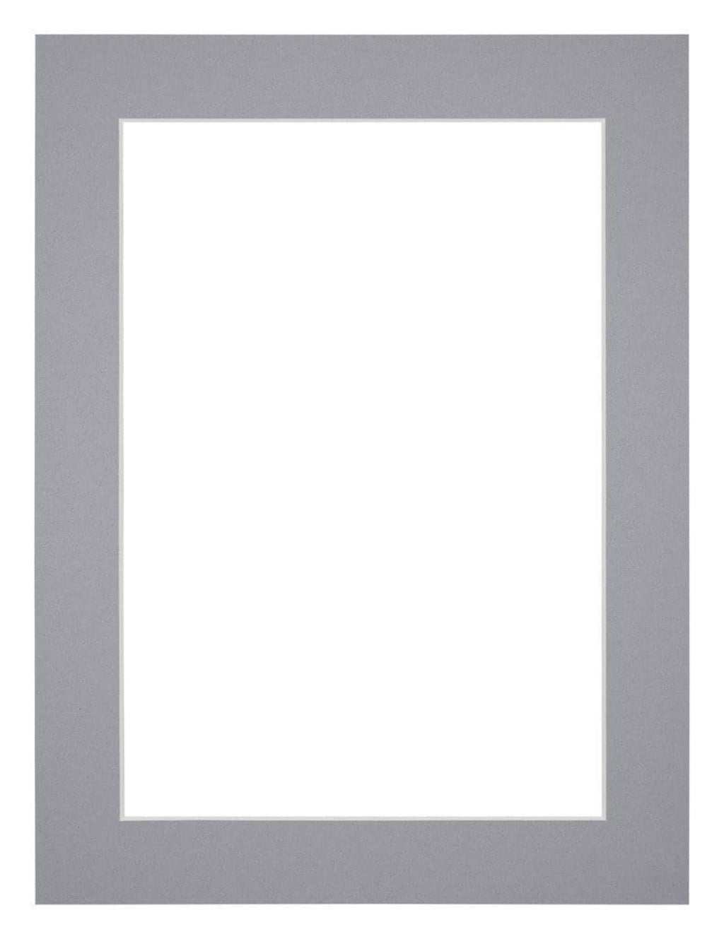 Passe Partout 45x60cm Carton Gray Edge 4cm Straight Front | Yourdecoration.com