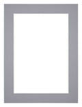 Passe Partout 45x60cm Carton Gray Edge 4cm Straight Front | Yourdecoration.com