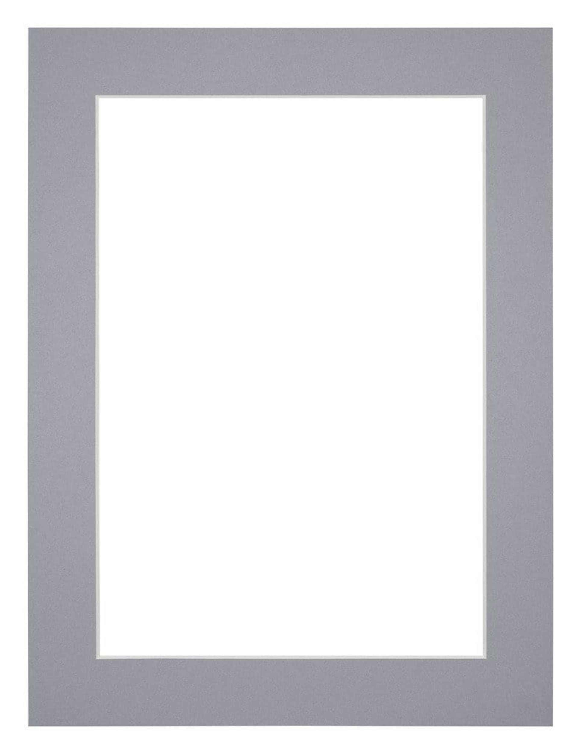 Passe Partout 45x60cm Carton Gray Edge 4cm Straight Front | Yourdecoration.com