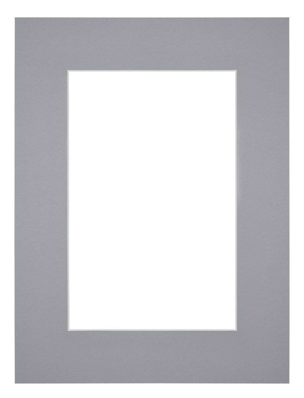 Passe Partout 45x60cm Carton Gray Edge 6cm Straight Front | Yourdecoration.com