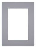 Passe Partout 45x60cm Carton Gray Edge 6cm Straight Front | Yourdecoration.com