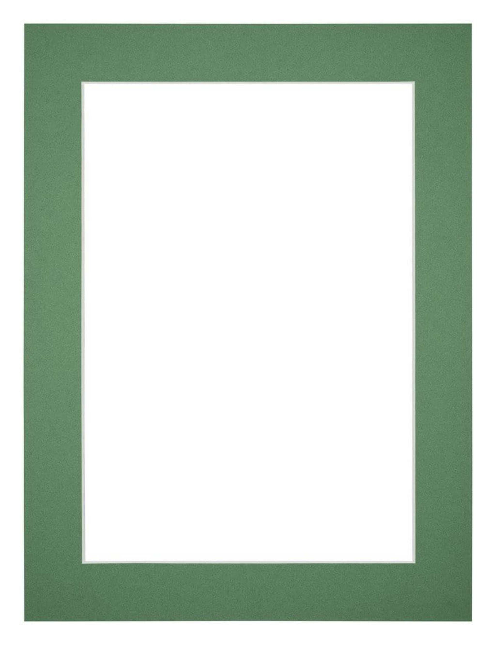 Passe Partout 45x60cm Carton Green Forest Edge 4cm Straight Front | Yourdecoration.com