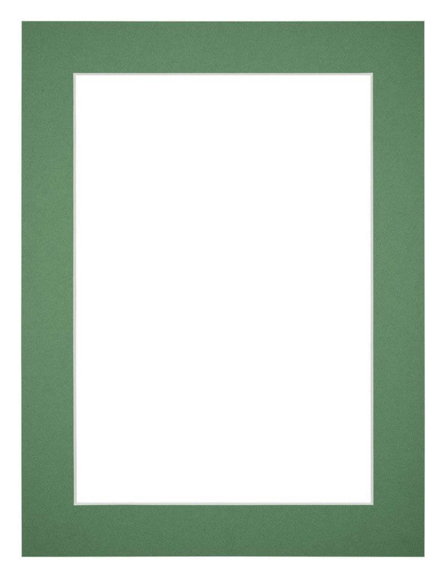 Passe Partout 45x60cm Carton Green Forest Edge 4cm Straight Front | Yourdecoration.com