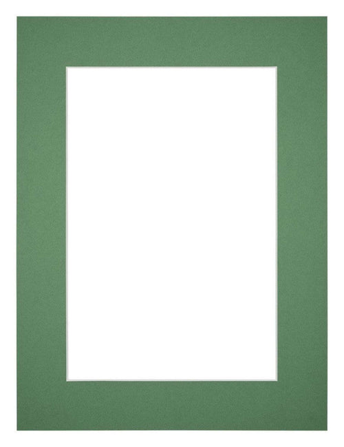 Passe Partout 45x60cm Carton Green Forest Edge 5cm Straight Front | Yourdecoration.com