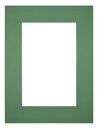 Passe Partout 45x60cm Carton Green Forest Edge 6cm Straight Front | Yourdecoration.com