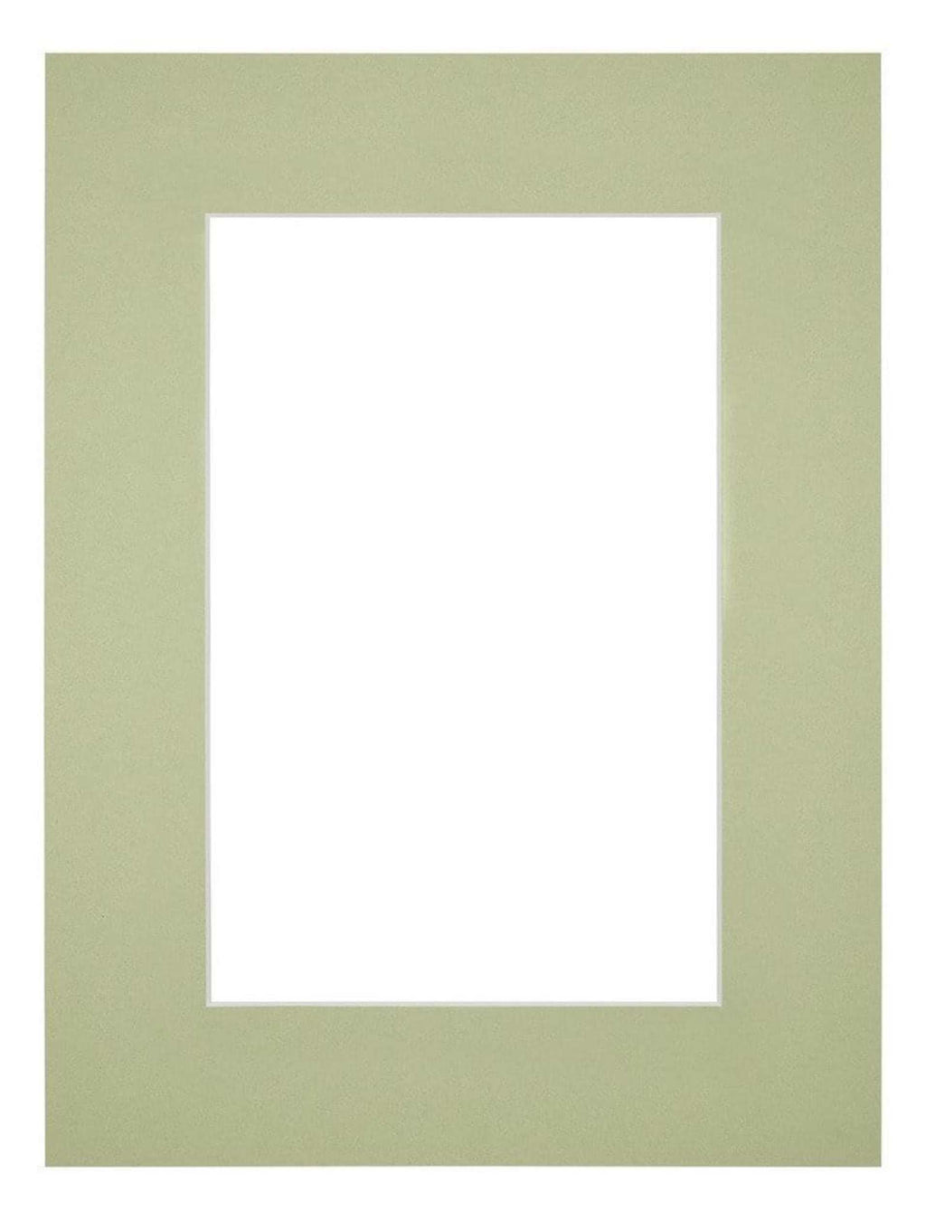Passe Partout 45x60cm Carton Mint Green Edge 6cm Straight Front | Yourdecoration.com