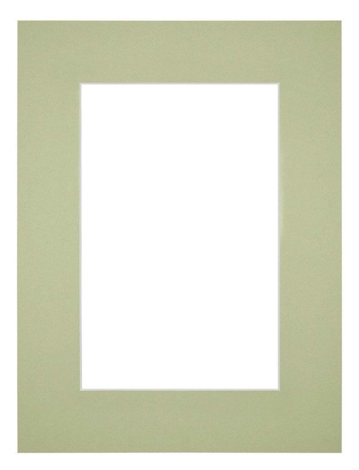 Passe Partout 45x60cm Carton Mint Green Edge 6cm Straight Front | Yourdecoration.com