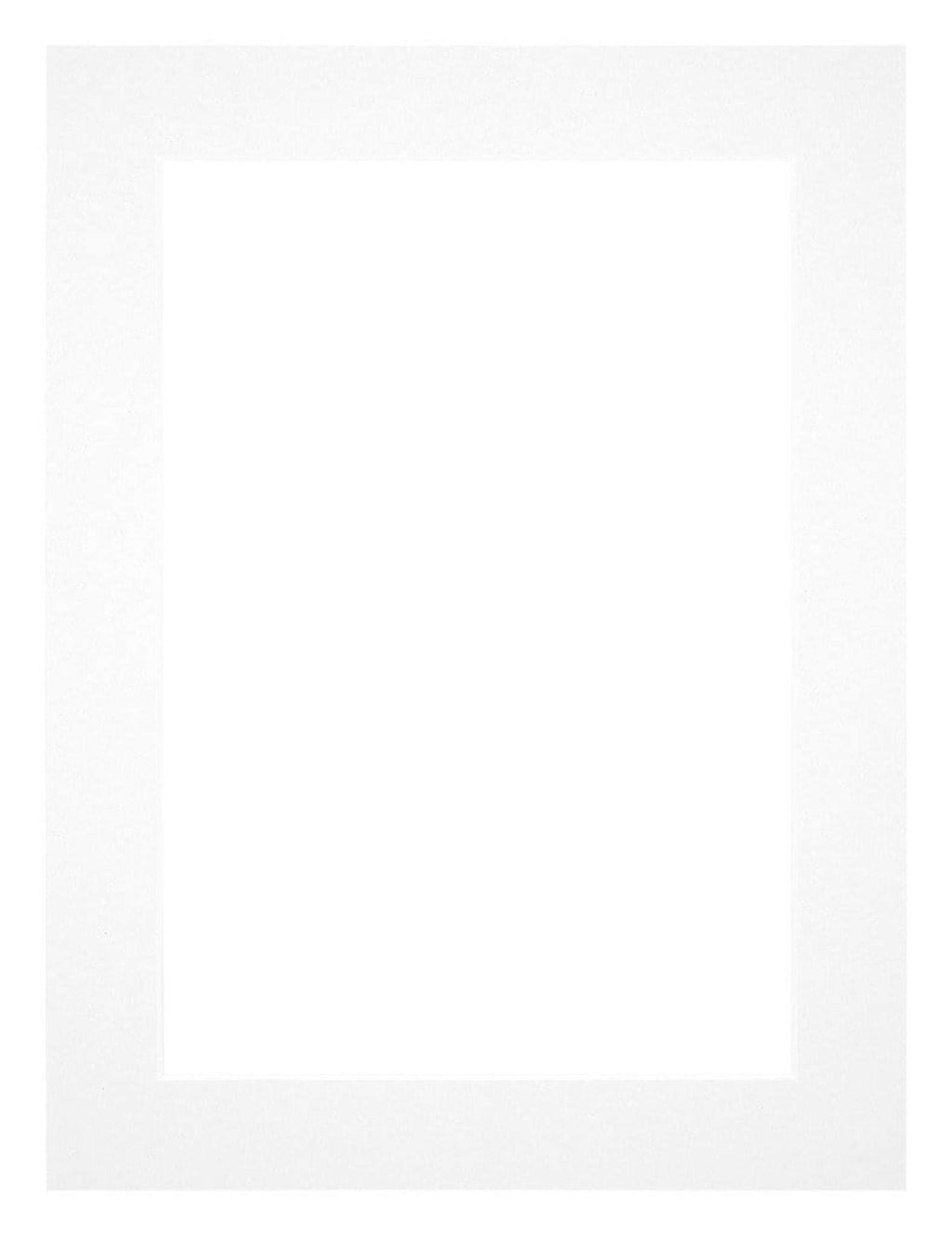 Passe Partout 45x60cm Carton White Edge 4cm Straight Front | Yourdecoration.com