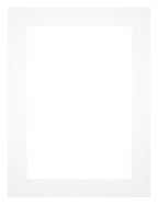 Passe Partout 45x60cm Carton White Edge 4cm Straight Front | Yourdecoration.com