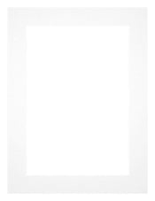 Passe Partout 45x60cm Carton White Edge 4cm Straight Front | Yourdecoration.com