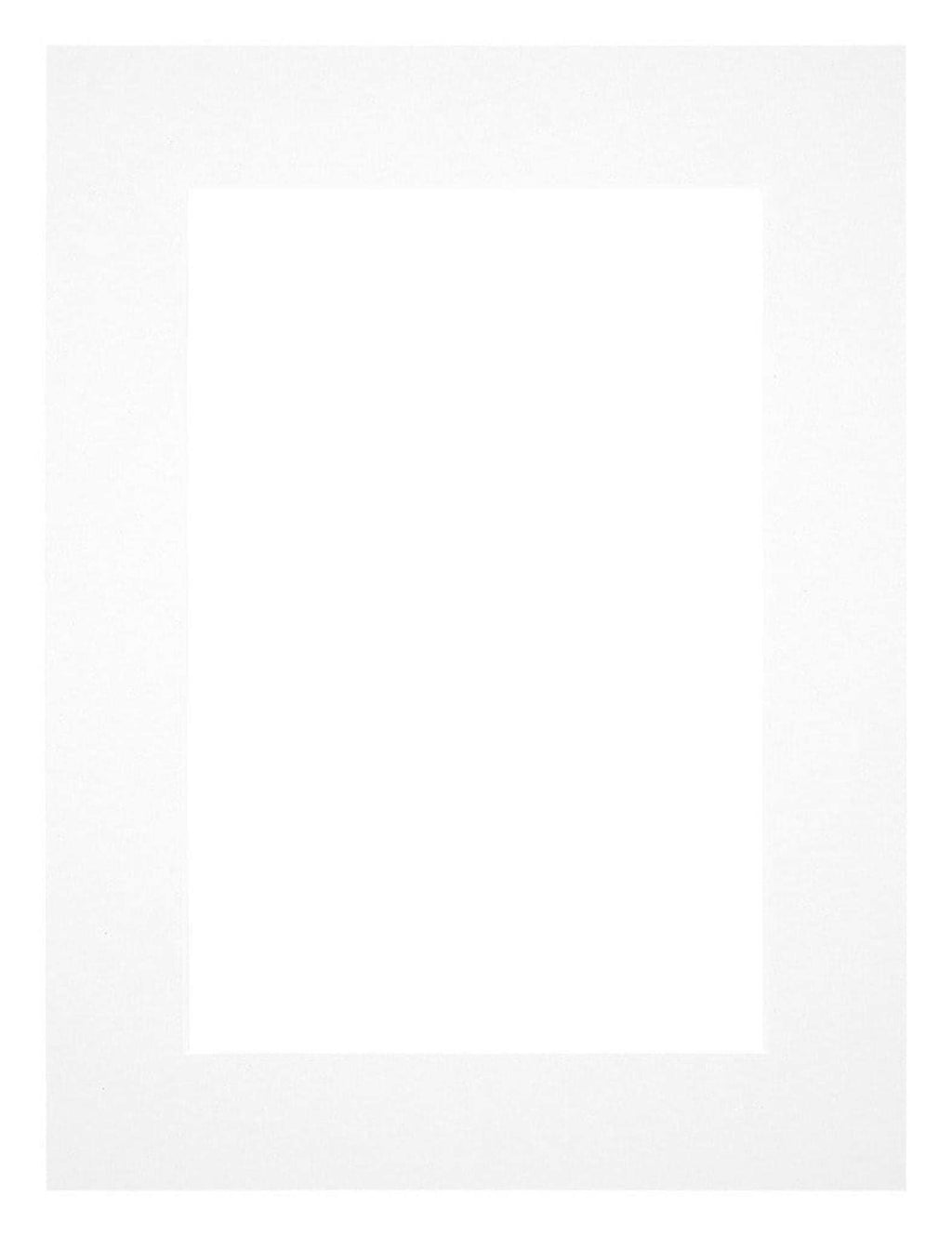 Passe Partout 45x60cm Carton White Edge 5cm Straight Front | Yourdecoration.com
