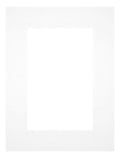 Passe Partout 45x60cm Carton White Edge 6cm Straight Front | Yourdecoration.com