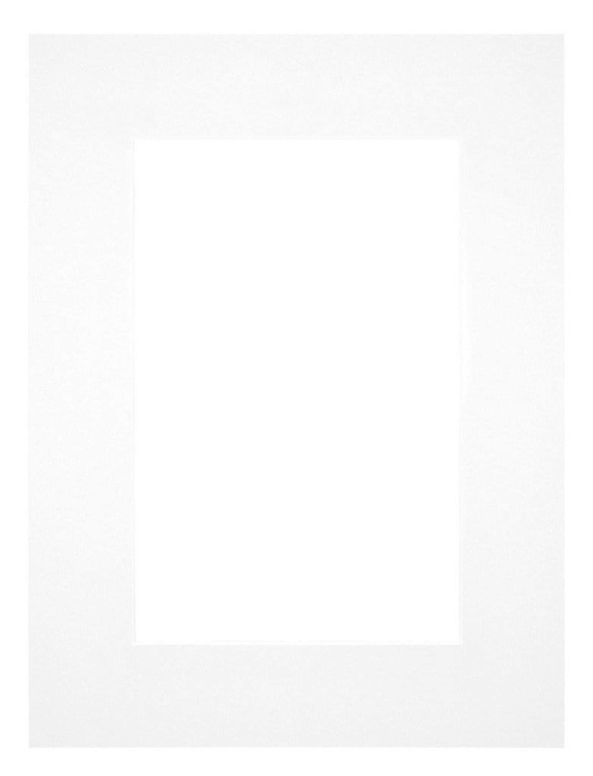 Passe Partout 45x60cm Carton White Edge 6cm Straight Front | Yourdecoration.com