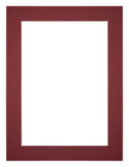 Passe Partout 45x60cm Carton Wine Red Edge 4cm Straight Front | Yourdecoration.com