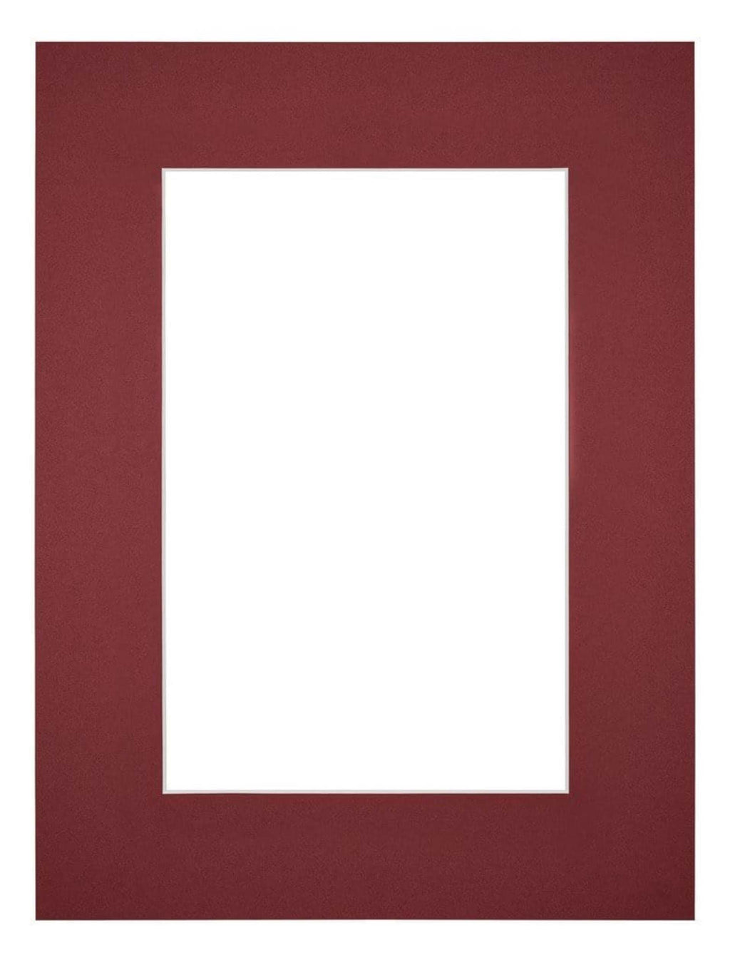 Passe Partout 45x60cm Carton Wine Red Edge 6cm Straight Front | Yourdecoration.com