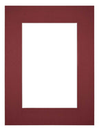 Passe Partout 45x60cm Carton Wine Red Edge 6cm Straight Front | Yourdecoration.com