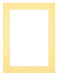 Passe Partout 45x60cm Carton Yellow Edge 4cm Straight Front | Yourdecoration.com