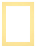 Passe Partout 45x60cm Carton Yellow Edge 4cm Straight Front | Yourdecoration.com