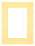 Passe Partout 45x60cm Carton Yellow Edge 6cm Straight Front | Yourdecoration.com