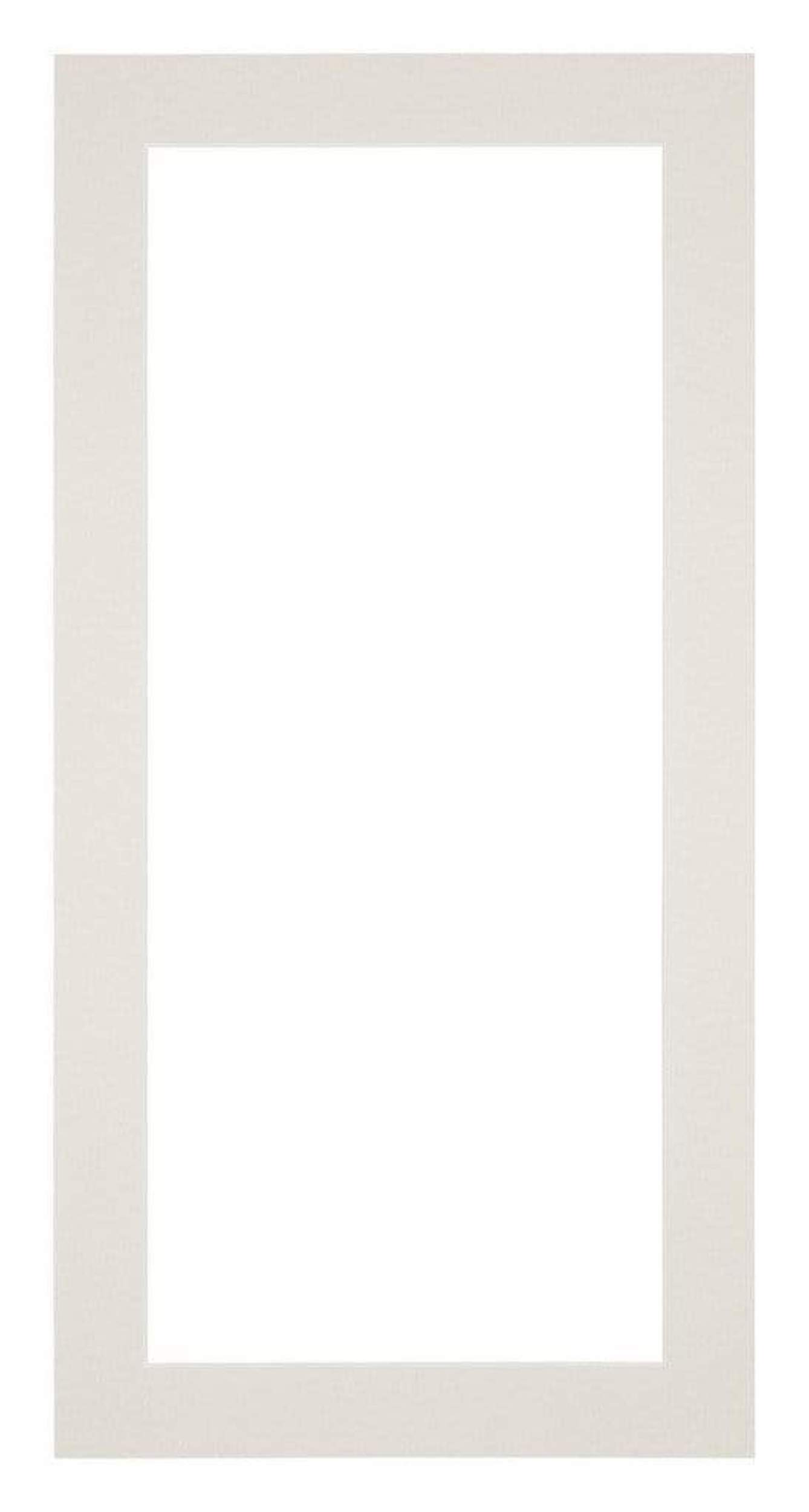 Passe Partout 45x80cm Carton Light Gray Edge 4cm Straight Front | Yourdecoration.com