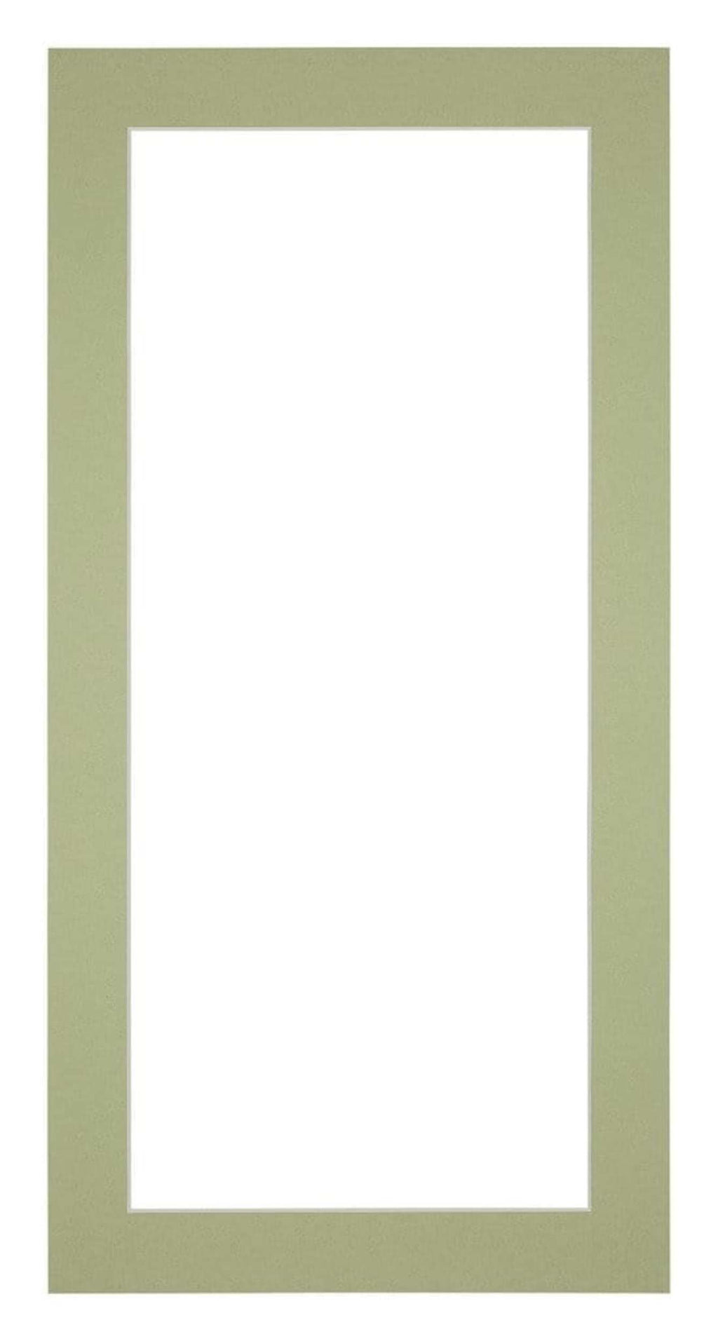 Passe Partout 45x80cm Carton Mint Green Edge 4cm Straight Front | Yourdecoration.com